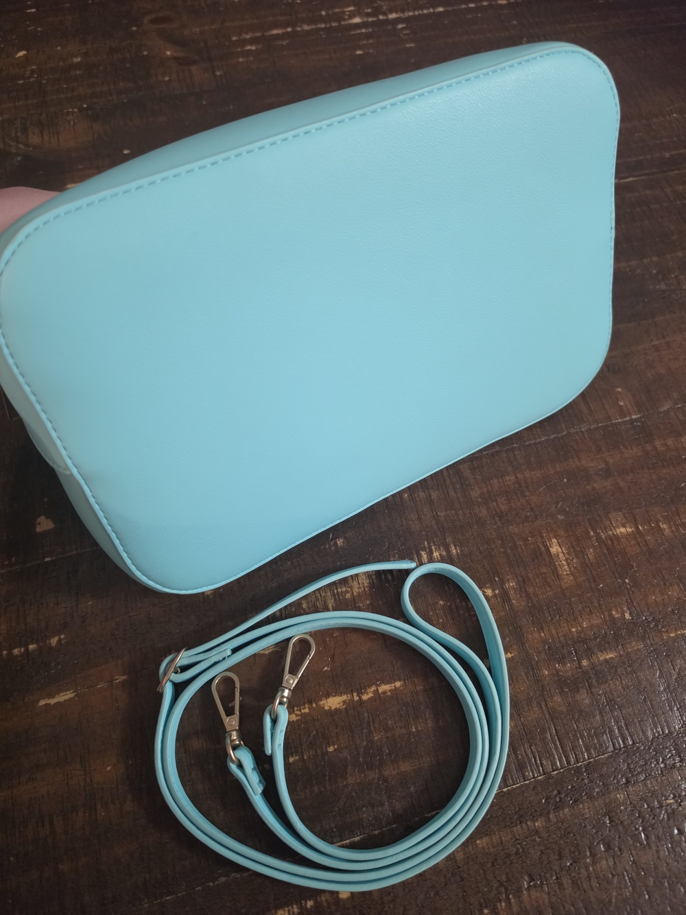 Corkcicle Small Crossbody Insulated Bag in Aqua Blue - Picture 6 of 6